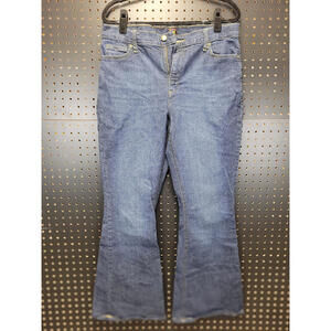 Lee Women's Relaxed Fit Flared Jeans Size 14L - Stylish & Fl